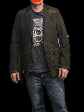 Barbour Waxed Cotton Jacket Dept.B Commander Beacon 007 Skyfall